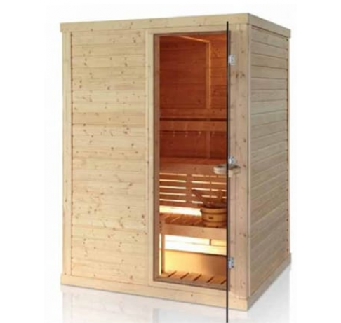 SAWO SAUNA ROOM COMPLETE-SPRUCE